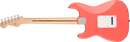 Squier Sonic Stratocaster HSS, Maple Fingerboard, White Pickguard, Tahitian Coral