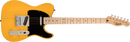 Squier Sonic Telecaster, Maple Fingerboard, Black Pickguard, Butterscotch Blonde