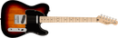 Affinity Series Telecaster, Maple Fingerboard, Black Pickguard, 3-Color Sunburst