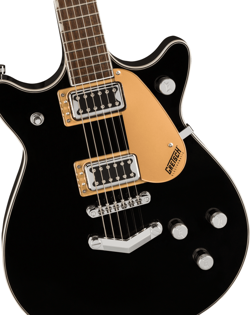 G5222 Electromatic Double Jet BT with V-Stoptail, Laurel Fingerboard, Black