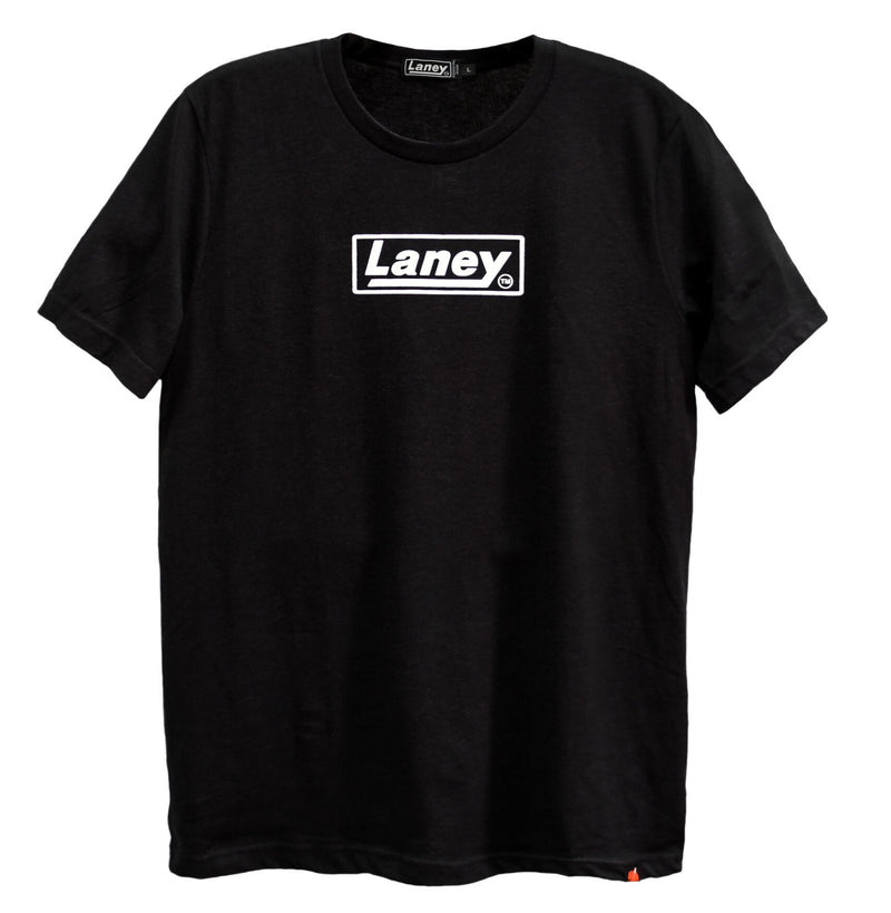 LANEY Vintage Logo T-Shirt - Black Marl - Small