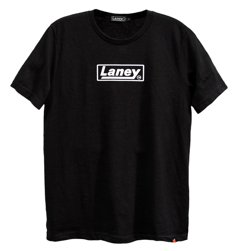 LANEY Vintage Logo T-Shirt - Black Marl - Medium