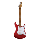 Levinson Sceptre Ventana Std - Double Cutaway Candy Apple Red SSS w Maple Board