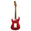 Levinson Sceptre Ventana Std - Double Cutaway Candy Apple Red SSS w Maple Board