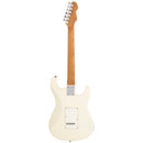 Levinson Sceptre Ventana Std - Double Cutaway Olympic White SSS w Indian Laurel Board Left Handed