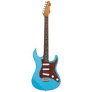 Levinson Sceptre Ventana Std - Double Cutaway Sonic Blue SSS w Indian Laurel Board w/FREE Accessory Bundle