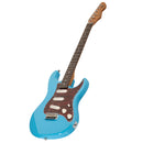 Levinson Sceptre Ventana Std - Double Cutaway Sonic Blue SSS w Indian Laurel Board w/FREE Accessory Bundle