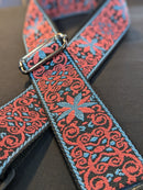 Sabre Premium Jacquard Strap - Blue/Pink