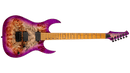 Spira S-450 TPP HH Electric Guitar with Roasted Maple Neck in Transparent Purple