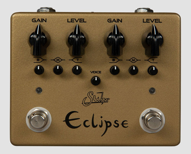 Suhr Eclipse Dual Channel Overdrive/Distortion Pedal in Limited Edition Gold