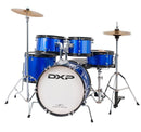 DXP TXJ7MBL JUNIOR SERIES 5-PIECE DRUM KIT IN MIDNIGHT BLUE