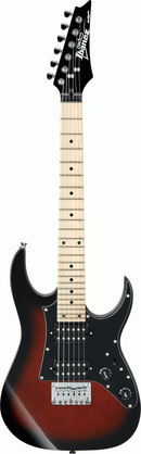 Ibanez RGM21M Mikro GIO Electric Guitar Walnut Sunburst at Five Star Music 102 Maroondah Highway Ringwood Melbourne Music Guitar Store.