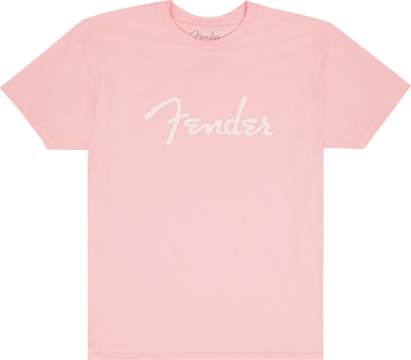 Fender® Spaghetti Logo T-Shirt, Shell Pink, L