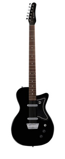 Danelectro '56 Baritone Dolphin - Black Metal Flake