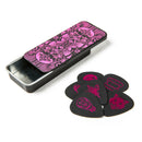 Dunlop I Love Dust Collectors Pick Tin - Magenta - 6 x 0.88MM Picks at Five Star Music 102 Maroondah Highway Ringwood Melbourne Music Guitar Store.