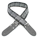Jacquard Paisley Black Strap.