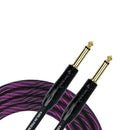 Kirlin IWB201WB 20ft Premium Plus Wave Purple Guitar Cable at Five Star Music 102 Maroondah Highway Ringwood Melbourne Music Guitar Store.