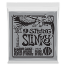 Ernie Ball Slinky Nickel Wound Electric Guitar 9-String 9-105 Gauge.