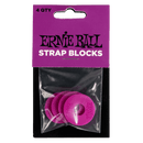 Ernie Ball Strap Blocks - Purple - 4 Pack