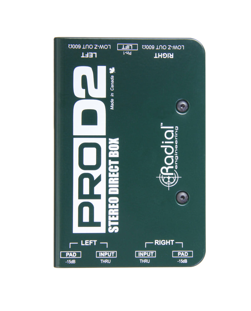 Radial ProD2 Stereo Passive DI Box