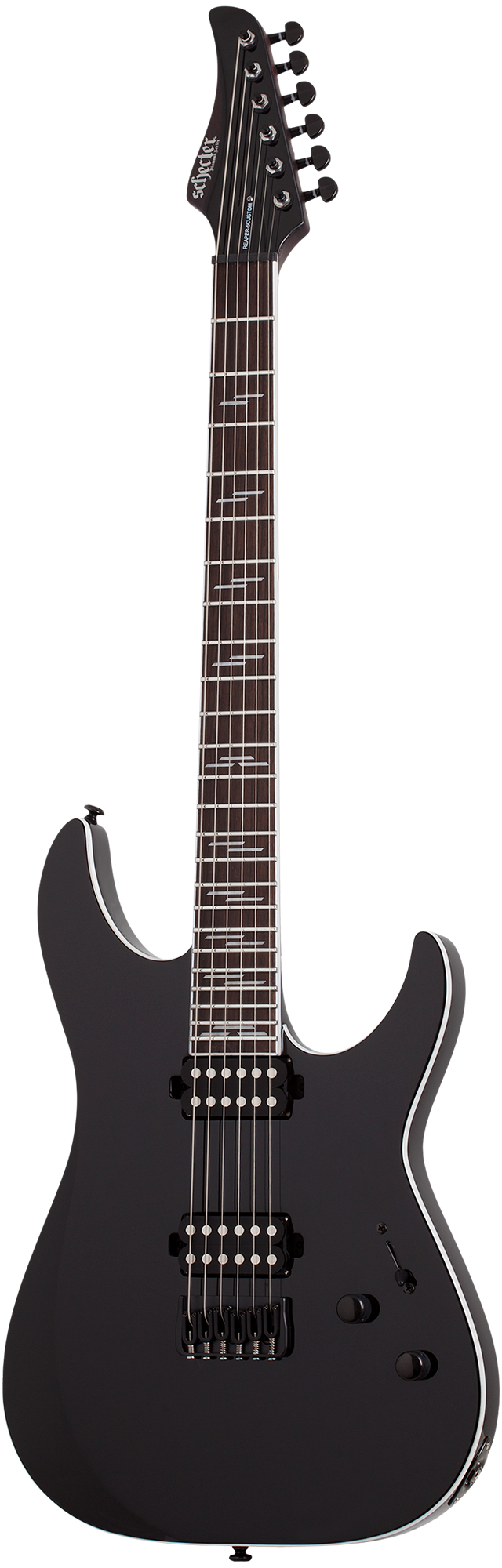 Schecter Reaper-6 Custom Electric Guitar - Gloss Black