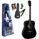 Redding RED50PKBK Dreadnought Acoustic Guitar Pack - Black