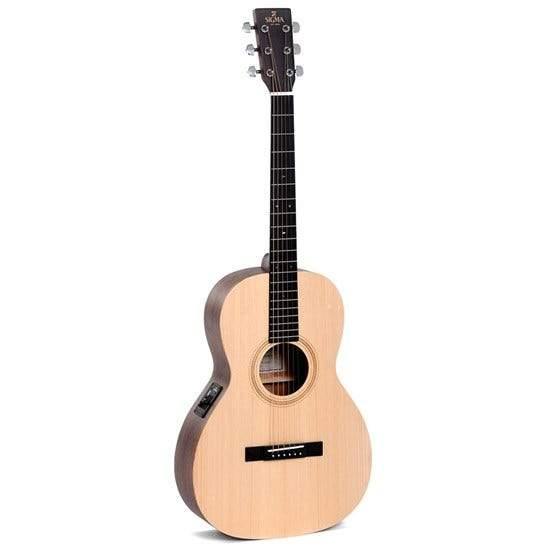 Sigma 00MSE Acoustic Guitar w/ Solid Sitka Spruce Top & Pickup at Five Star Music 102 Maroondah Highway Ringwood Melbourne Music Guitar Store.