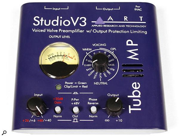 ART TUBE MP Studio V3 Tube Preamp with Variable Calve Voicing and Output Protection Limiting at Five Star Music 102 Maroondah Highway Ringwood Melbourne Music Guitar Store.