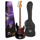 SX SPB62B Vintage 62 Style Bass Guitar in Black