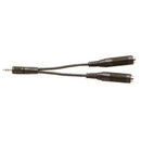 AMS YPK6 3.5 Stereo Jack to 2 x 6.3 Stereo Female Cable
