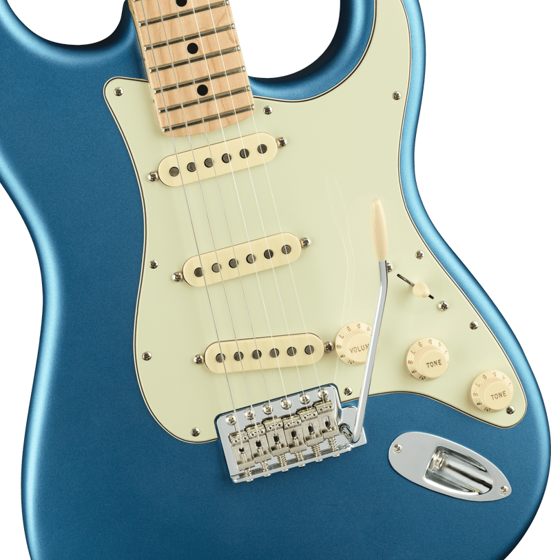 American Performer Stratocaster, Maple Fingerboard, Satin Lake Placid Blue