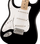 Squier Sonic Stratocaster Left-Handed, Maple Fingerboard, White Pickguard, Black