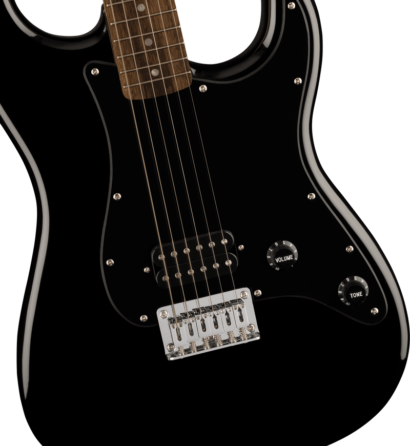 Squier Sonic Stratocaster HT H, Laurel Fingerboard, Black Pickguard, Black