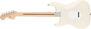 Squier Affinity Series Stratocaster, Maple Fingerboard, White Pickguard, Olympic White