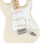 Squier Affinity Series Stratocaster, Maple Fingerboard, White Pickguard, Olympic White