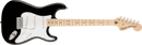 Affinity Series Stratocaster, Maple Fingerboard, White Pickguard, Black