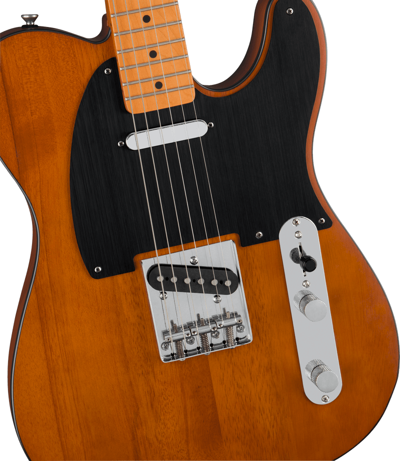 40th Anniversary Telecaster, Vintage Edition, Maple Fingerboard, Black Anodized Pickguard, Satin Mocha