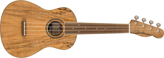 Zuma Exotic Concert Ukulele, Walnut Fingerboard, Spalted Maple