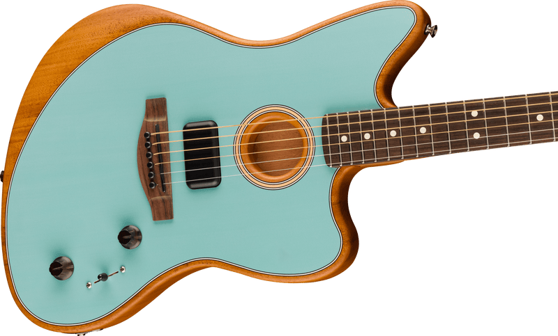 Acoustasonic Player Jazzmaster, Rosewood Fingerboard, Ice Blue