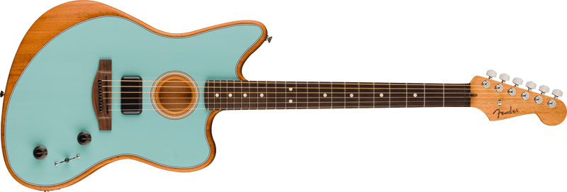 Acoustasonic Player Jazzmaster, Rosewood Fingerboard, Ice Blue