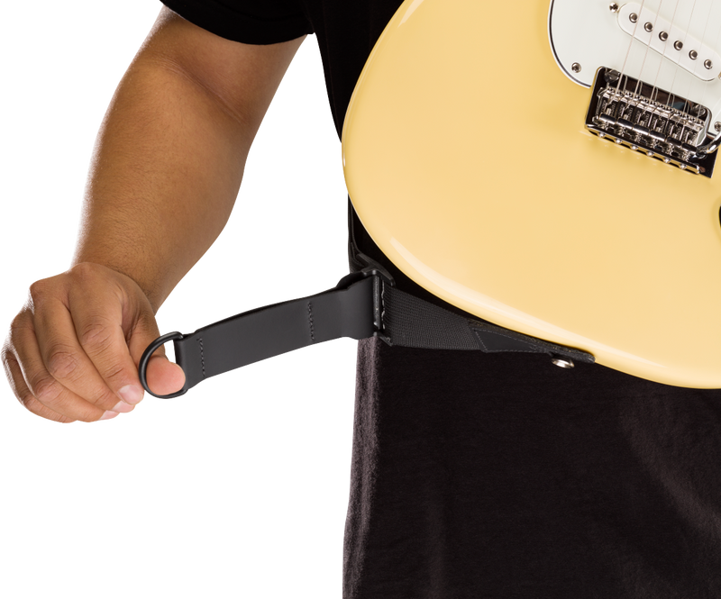 Fender Right Height™ Rayon Strap, Black, 2"