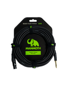 Mammoth 30ft High Grade Balanced XLR to TRS Jack Microphone Cable MAM FLEX M30J