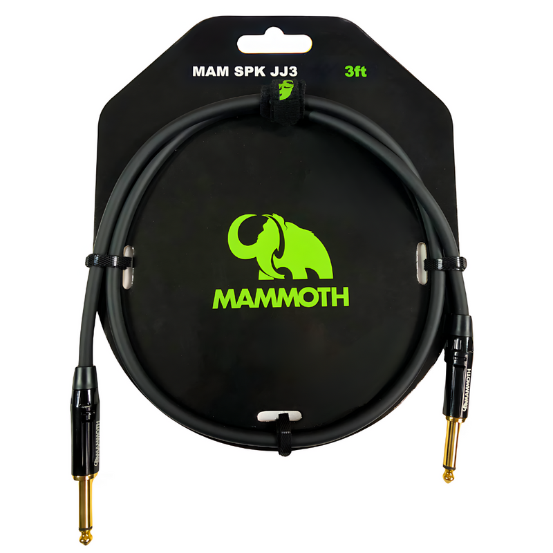 Mammoth Speaker Cable Jack to Jack MAM SPK JJ3 3ft