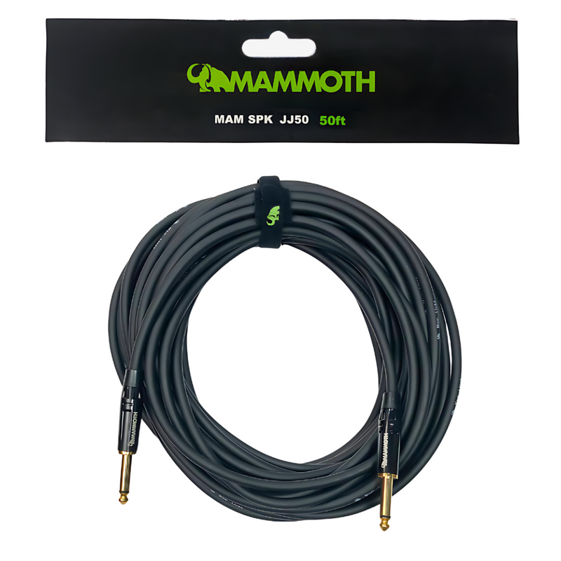 Mammoth 50ft Speaker Cable Jack to Jack MAM SPK JJ50