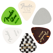 Fender 351 Picks, Material Medley, Medium 6-Pack