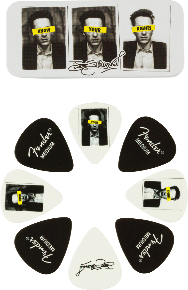 Joe Strummer Pick Tin, Medium (8 Picks)