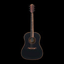 Bromo Tahoma BAT9MEBK Round-Shoulder Dreadnought Acoustic Guitar