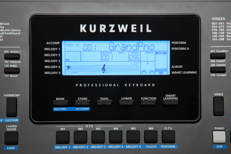 Kurzweil KP150 Portable Arranger Keyboard, 61 Key