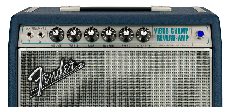 Fender - Limited Edition- 68 Custom Vibro Champ Reverb, Navy Blue