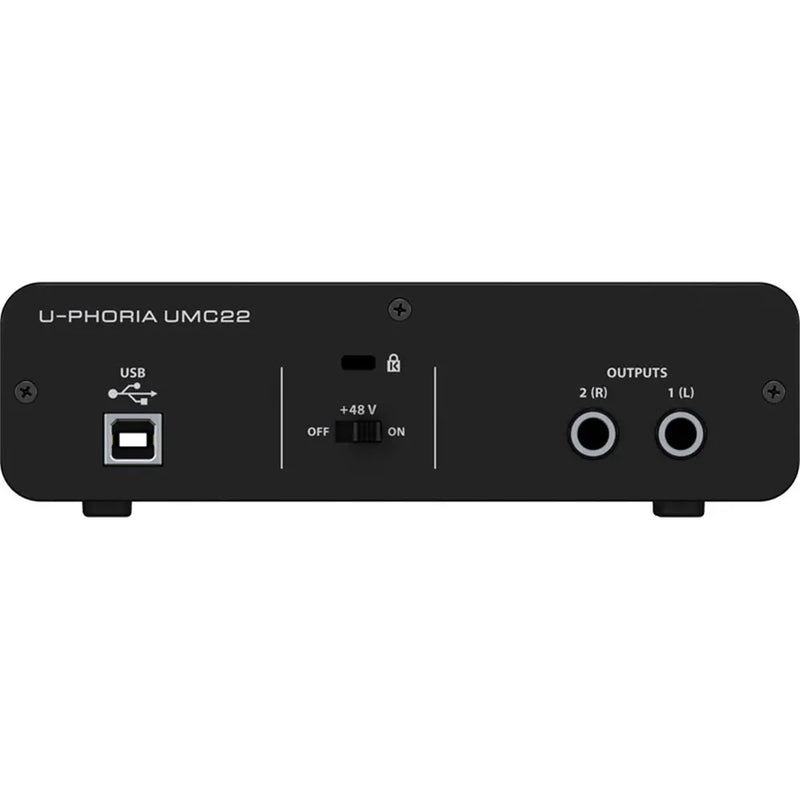 Behringer U-Phoria UMC22 2x2 USB Audio Interface